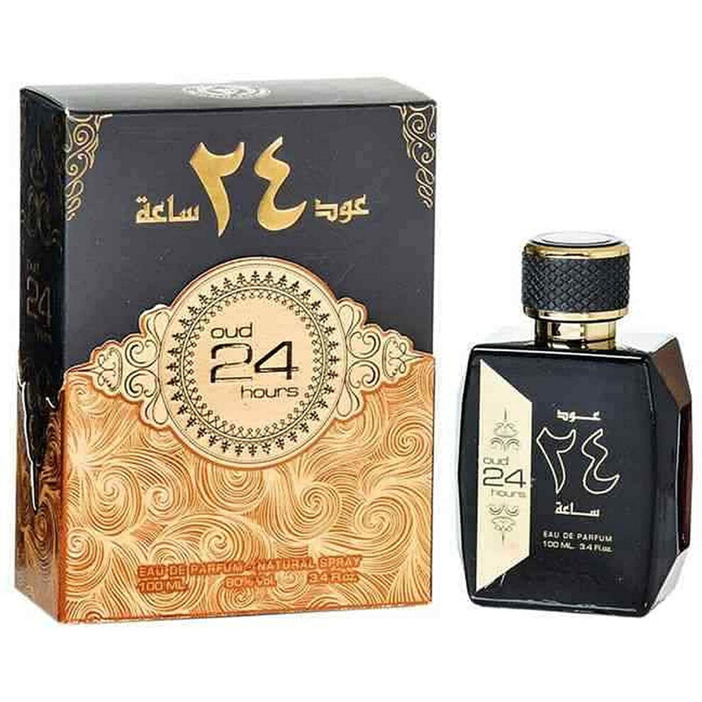 Oud 24 hours 100ML Arabian Perfume Spray Lemon Fruity Chocolate Vanilla Agar woody Musk Amber by House Of Niche