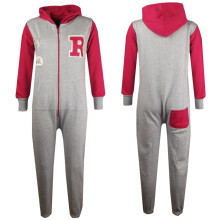(9-10 Years, Grey & Pink) Girls Boys Varsity Baseball A2Z Onesie One Piece