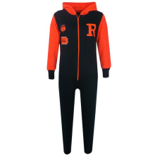 (5-6 Years, Navy & Neon Orange) Girls Boys Varsity Baseball A2Z Onesie One Piece