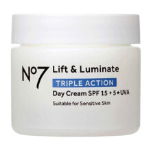 Boots No7 Lift & Luminate TRIPLE ACTION Day Cream 50ml 15 SPF + 5*UVA - Suitable for sensitive skin
