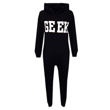(13 Years, Black & White) Kids Girls Boys GEEK Print A2Z Onesie One Piece 5-13