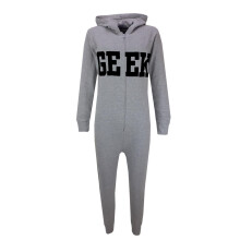 (9-10 Years, Grey) Kids Girls Boys GEEK Print A2Z Onesie One Piece 5-13