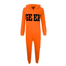 (5-6 Years, Neon Orange) Kids Girls Boys GEEK Print A2Z Onesie One Piece 5-13