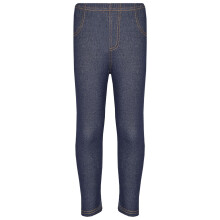 (5-6 Years, Denim Blue) Kids Girls Plain Color Legging Age 5-13 Years