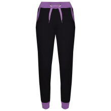 (13 Years, Lilac) Kids Fleece Trousers Two Tone Cuffed Sweatpants