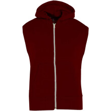(7-8 Years, Wine) Kids Girls Boys Plain Gilet Fleece Hoodie Jacket