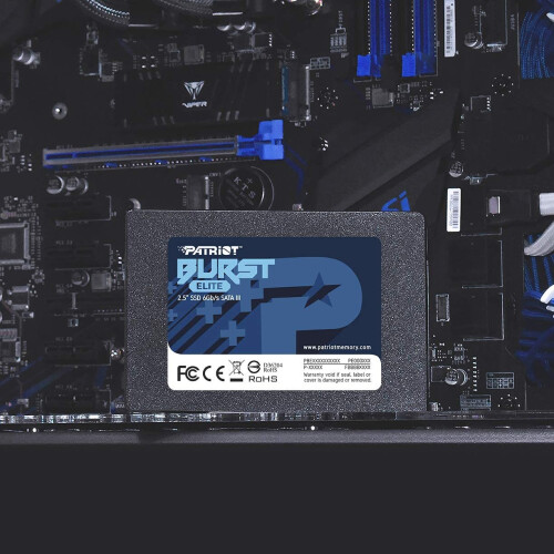 SSD - Memória Patriot - Burst Elite - 120GB - SATA III - Interno 2,5 polegadas 2
