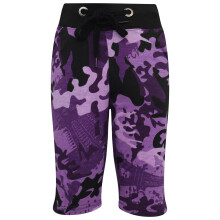 (5-6 Years, Purple) Girls Boys Shorts Camo Purple Chino Shorts 5-13