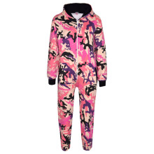 (13 Years, Baby Pink) Girls Boys Fleece Camouflage A2Z Onesie One Piece