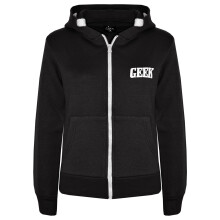 (5-6 Years, Black) Girls Boys Geek Print Fleece Zipper Jackets 5-13