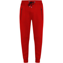 (4XL, Red) Mens Fleece Joggers Exercise Sweatpants Trousers