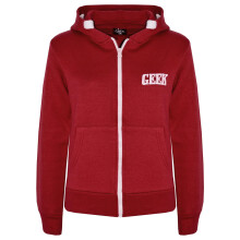 (11-12 Years, Wine) Girls Boys Geek Print Fleece Zipper Jackets 5-13