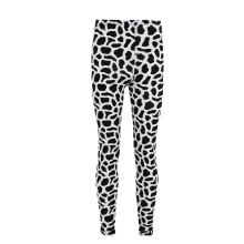 (5-6 Years, Black & White) Kids Girls Animal Giraffe Print Legging Age 2-13