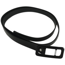 (5-13 Years, Black) Kids Girls Belt Adjustable Buckle PU Leather Belts