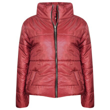 (5-6 Years, Wine) Girls Wine Padded Quilted Puffer Bubble Jackets