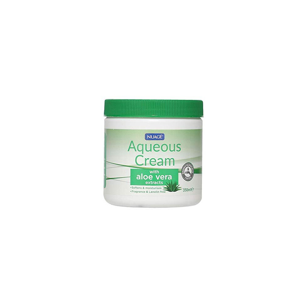 Nuage Aqueous Cream With Aloe Vera Extracts 350ml - Softens & Moisturises Skin