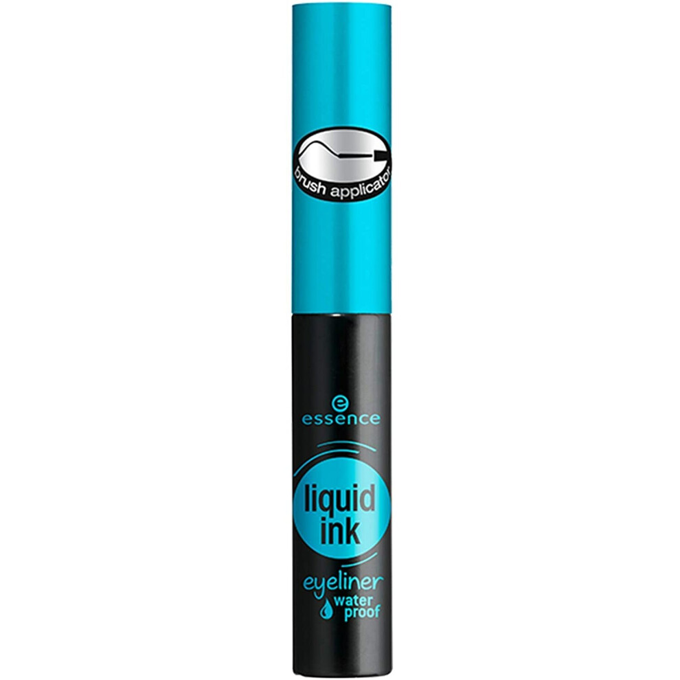 Essence Black Liquid Eyeliner Waterproof Liquid Ink Eyeliner 3 Ml