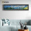 (Silver, 24x8 Inch) Panoramic Size Thin Matt Silver Picture Frame Wall Art Frames Flat Wooden Effect Poster Frame 11