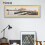 (Silver, 24x8 Inch) Panoramic Size Thin Matt Silver Picture Frame Wall Art Frames Flat Wooden Effect Poster Frame 18