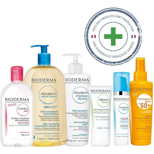 Bioderma Bioderma Crealine TS H2O Micelle Solution 2 x 500ml 2