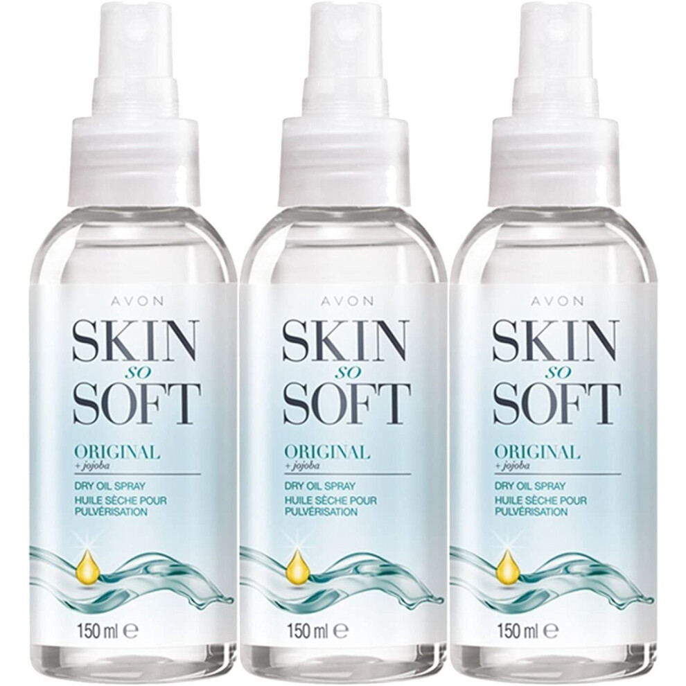 Skin so Soft Original Dry Oil Spray with Jojoba 150ml â pack 3