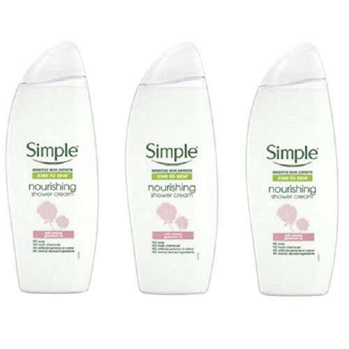Simple Simple Nourishing Shower Cream 250ml (PACK 3)