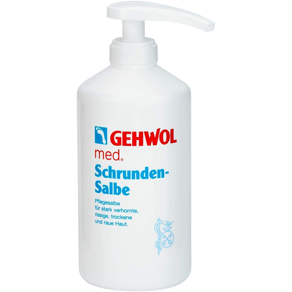 Gehwol Med Salve For Cracked Skin 500Ml Dispenser Pump - Servere Dry Or Rough Skin