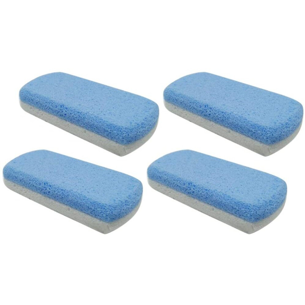 HEALLILY 4pcs Foot Pumice Stone Foot Exfoliator File Scrubber Feet Hard Pedicure File Block Skin Callus Remover Scrubber for Women Men