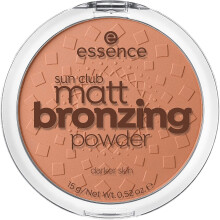 Bronzer-Puder - Essence - Sun Club - Matt 02 Suntanned - 0,31oz - Seidiger Finish