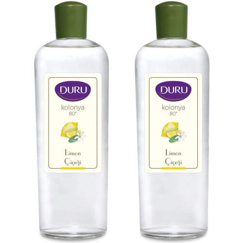 DURU LEMON TRADITIONAL TURKISH COLOGNE AFTERSHAVE 400ML (2 PCS OFFER)