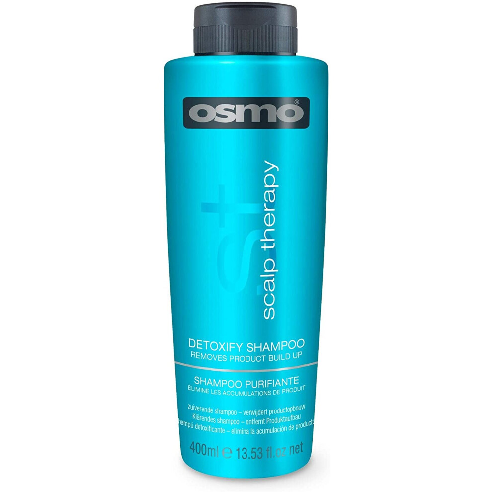 Osmo Scalp Therapy Detoxify Shampoo 400ml - Removes Build-Up & Impurities But Retains Moisture