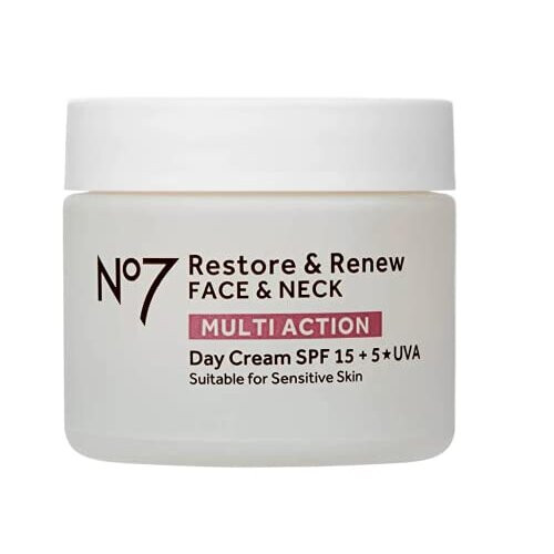 Boots No7 NO7 RESTORE e RENOVA FACE & NECK MULTI ACTION Dia Creme 50ml