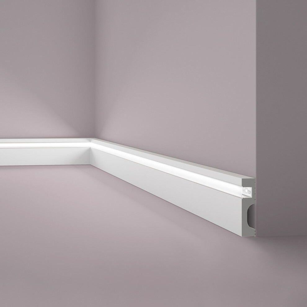 NMC IL11 WALLSTYL Skirting Decorative moulding for indirect lighting 2 m