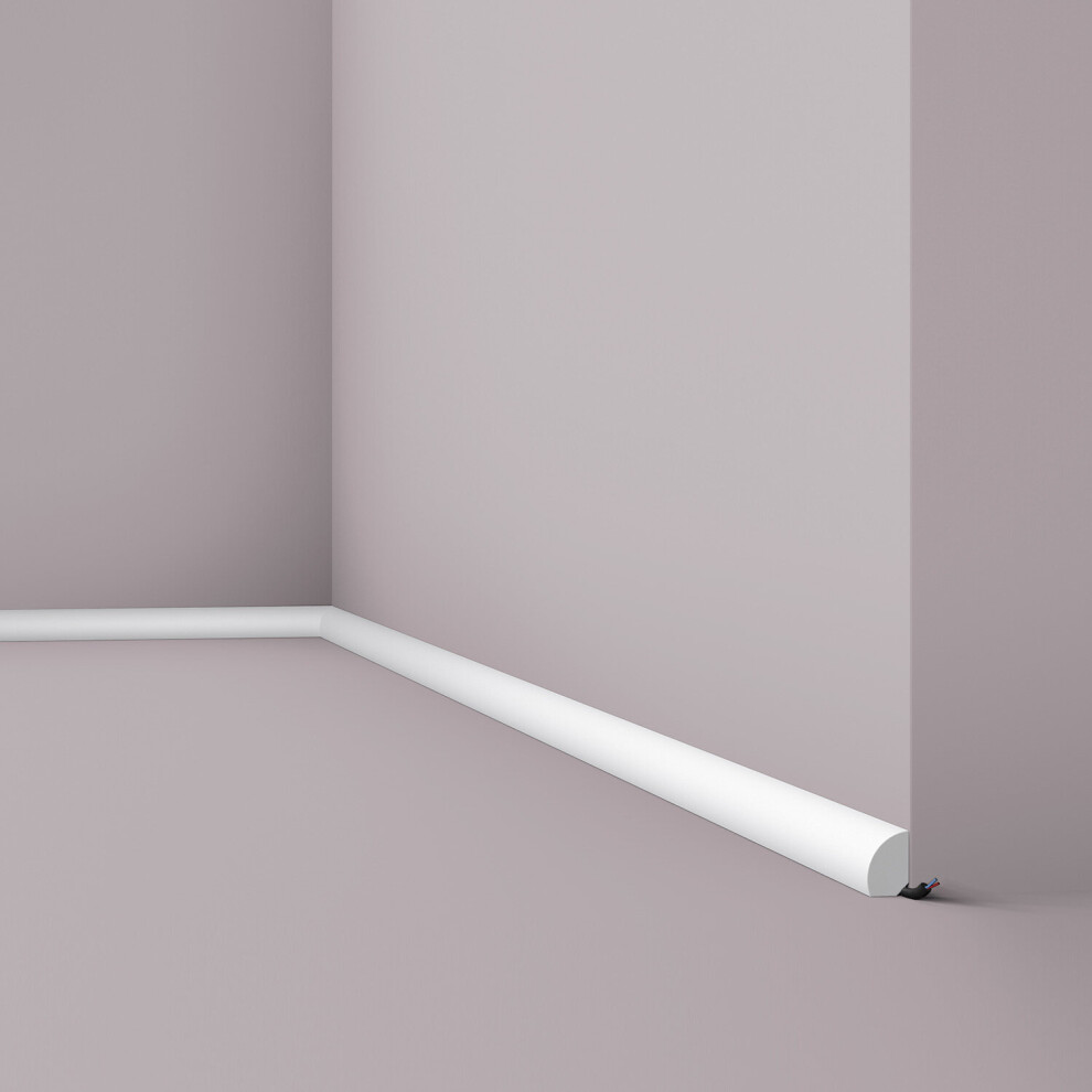 NMC FL6 WALLSTYL Skirting Base Moulding Baseboard Decorative moulding 2 m-image-OPC-P8VY7H9-NEW