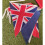 Triangle Union Jack Flag Bunting 20ft 10 Fabric Flags Kings Coronation 1