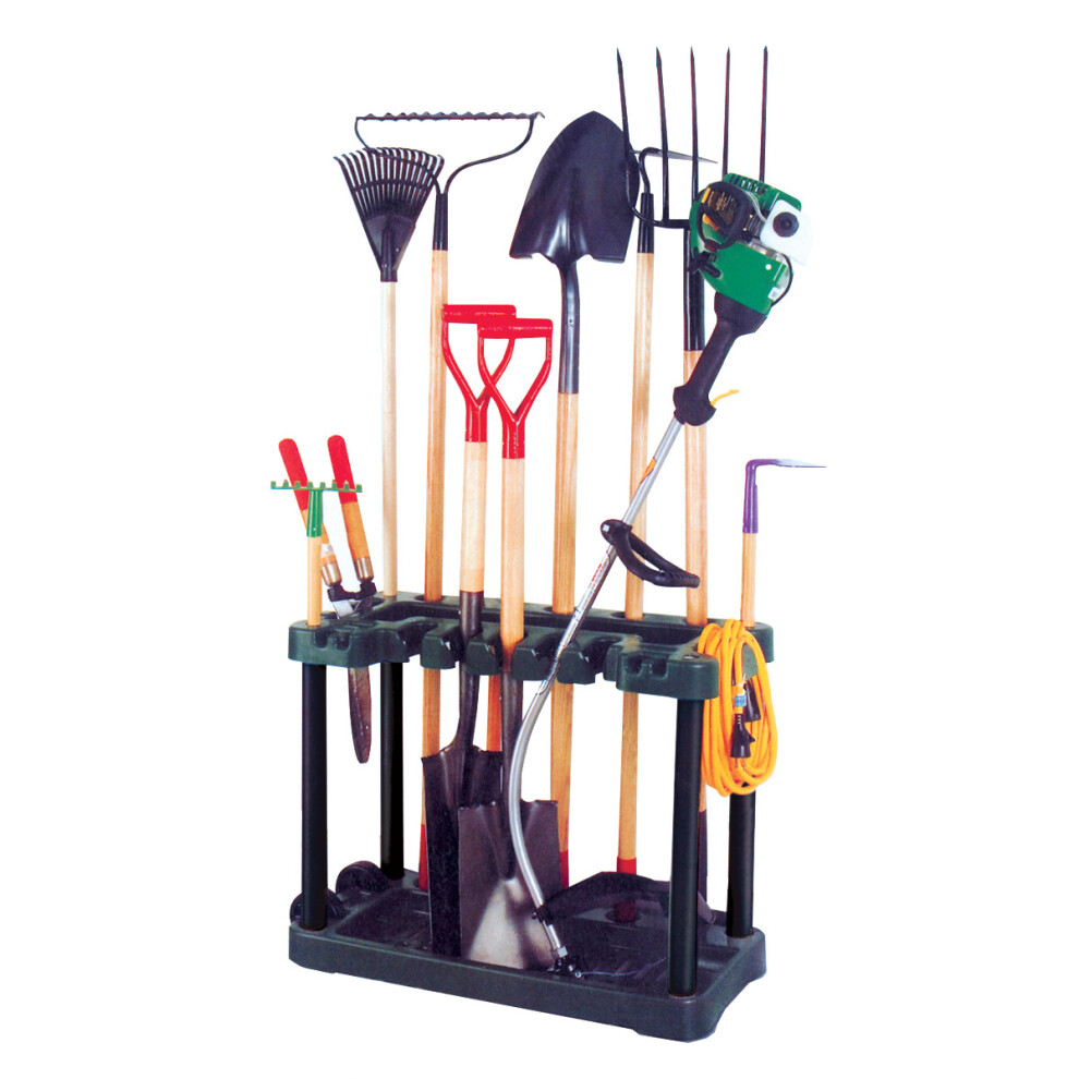 KCT Garden Tool Rack Storage Trolley with Wheels