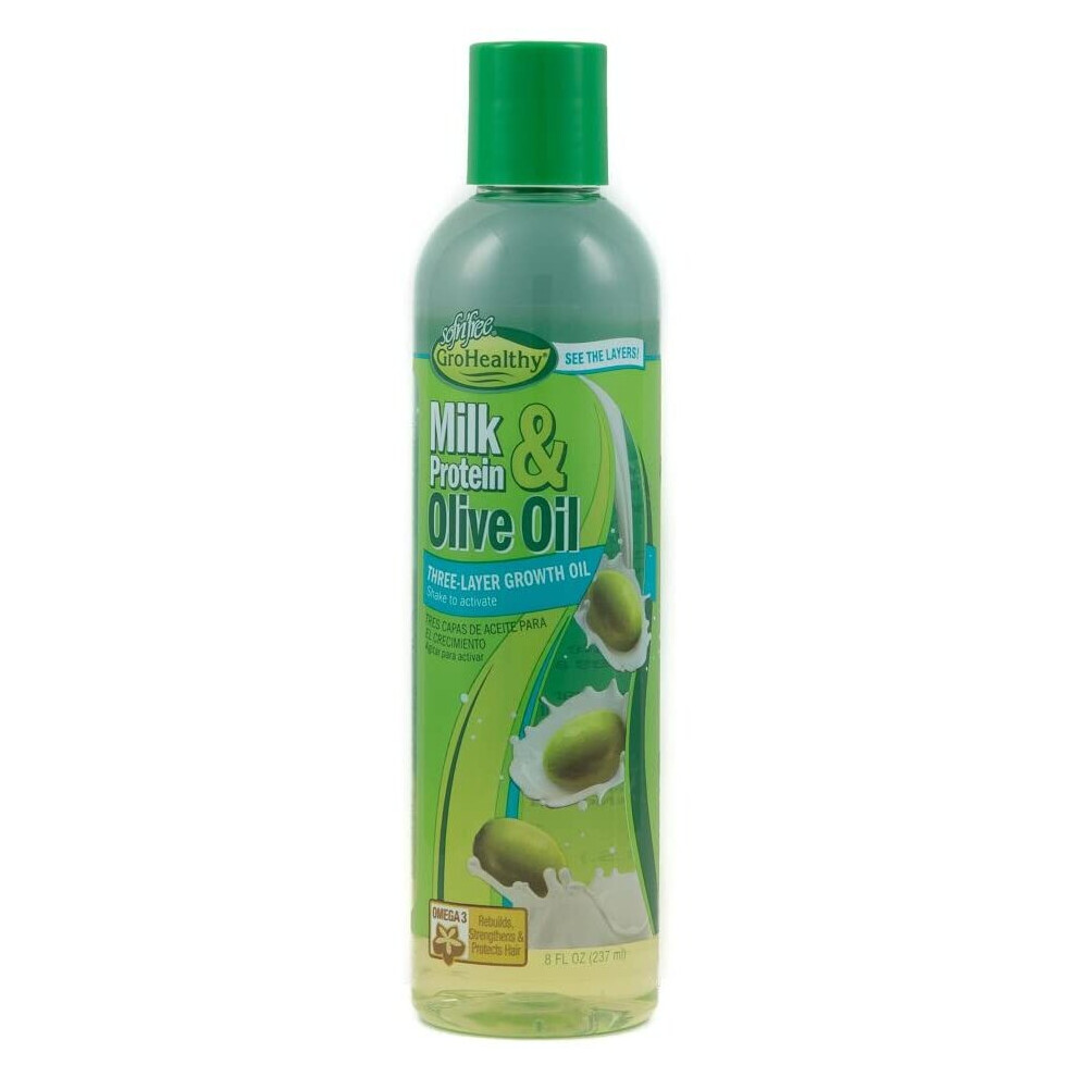 Sofn'free Gro Healthy Milk Protein and Olive Three-Layer Growth Oil, Pack of1
