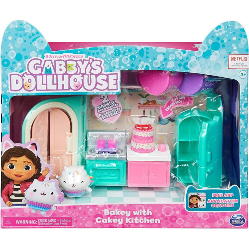 Gabby's Dollhouse Bakey with Cakey Kitchen Playset 1