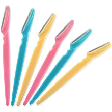 Face Razors for Women x6 GLAMZA Dermaplaning Blades for Face, Eyebrows, Legs, Arms etc - Removes Unwanted Peach Fuzz & Facial Hair
