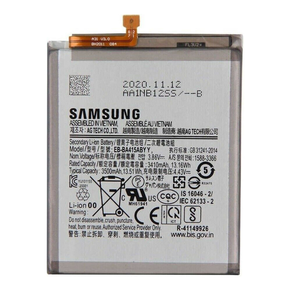 EB-BA415ABY Samsung A415 Galaxy A41 3500mAh Battery - OEM Pulled