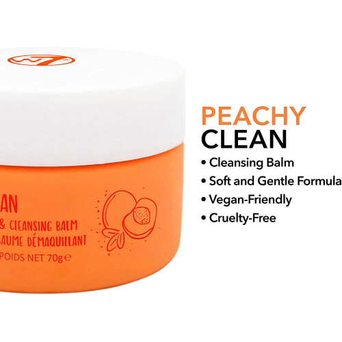 Peachy Clean W7 Makeup Remover and Cleansing Balm, 100 g 2