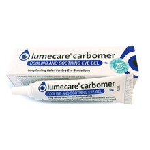 Lumecare Carbomer soothing eye gel 3 x 10g tubes BULK BUY