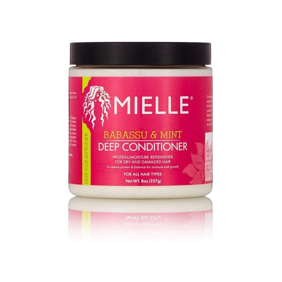 Mielle Organics Babassu Oil Mint Deep Conditioner, 8 oz