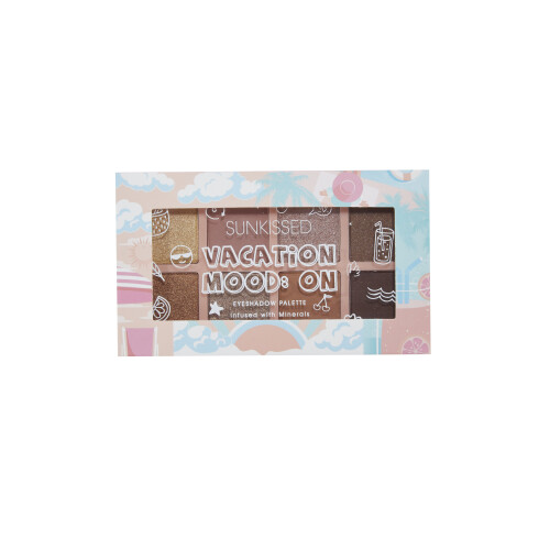 Sunkissed Vacation Mood On Eyeshadow Palette