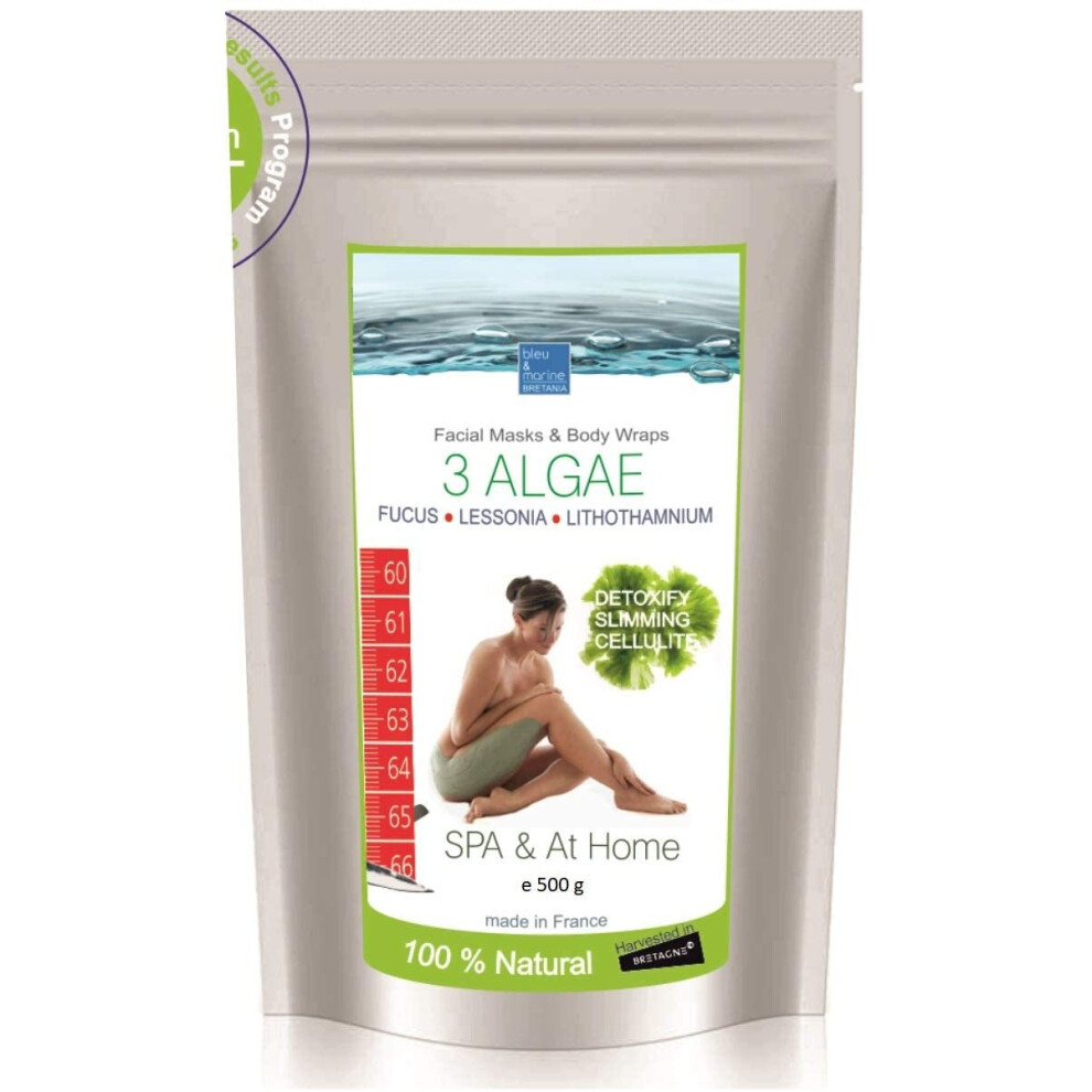 It works Body Algae Wrap 500 g â Inch-Loss Seaweed Powder â Weight Control and Anti Cellulite â Inch-Loss Body Wrap Contour Treatment