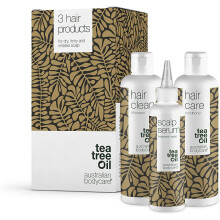 Shampoo 250ml Conditioner 250ml Scalp Serum 150ml Set Tea Tree Oil Australian Bodycare