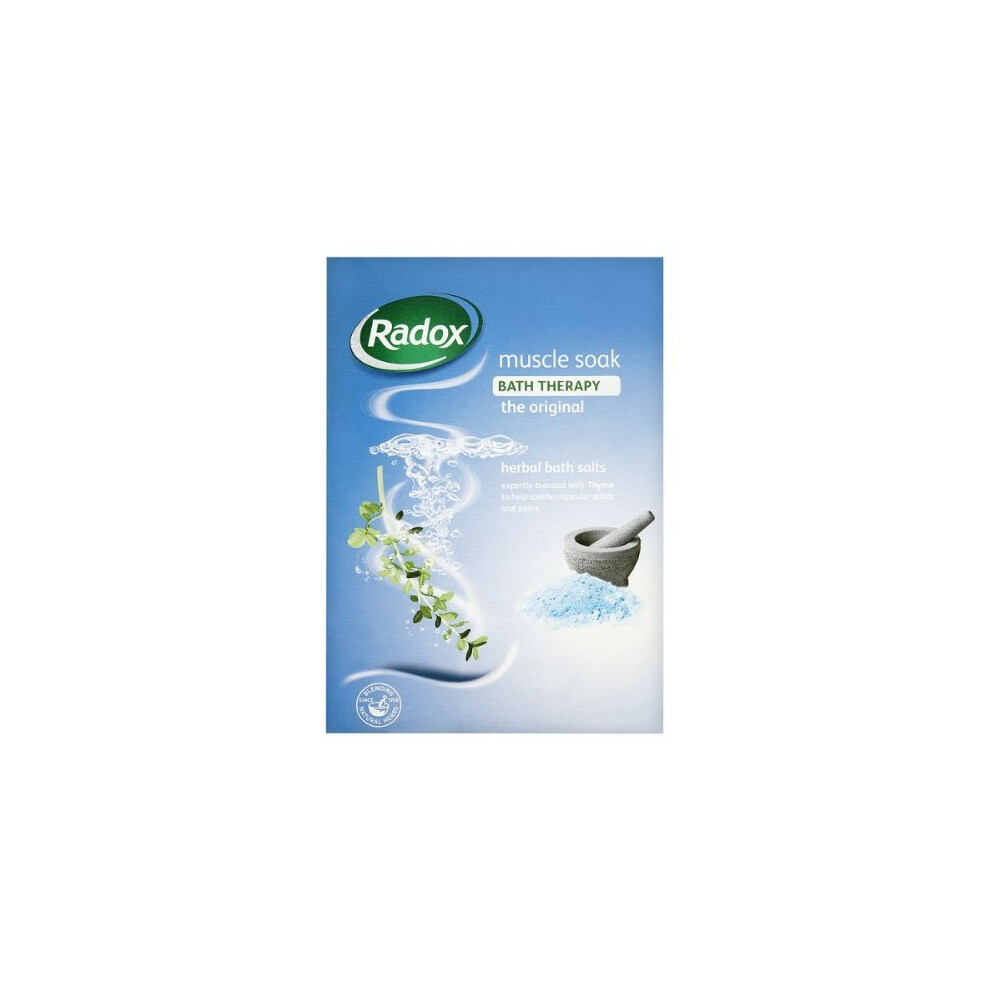 Radox Muscle Soak Bath Therapy The Original Herbal Bath Salts 6 x 400g