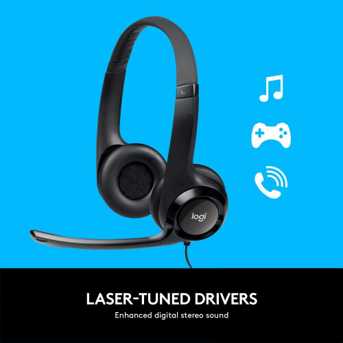 Logitech Logitech USB Headset H390 with Noise Cancelling Mic 2