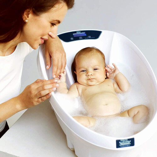 Aqua Scale V3 Next Generation Digital Baby Bath, White 2