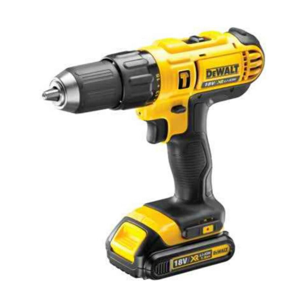 DeWalt Cordless 18V Li-Ion Combi Drill 1 Battery DCD776C1-GB
